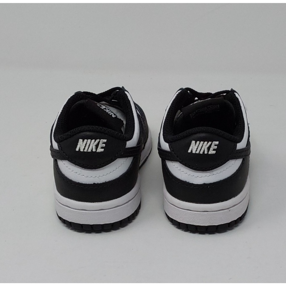 Nike Dunk Low Panda TD Toddler 7C Black White Sneakers CW1589-100 w/ Box - Picture 5 of 7